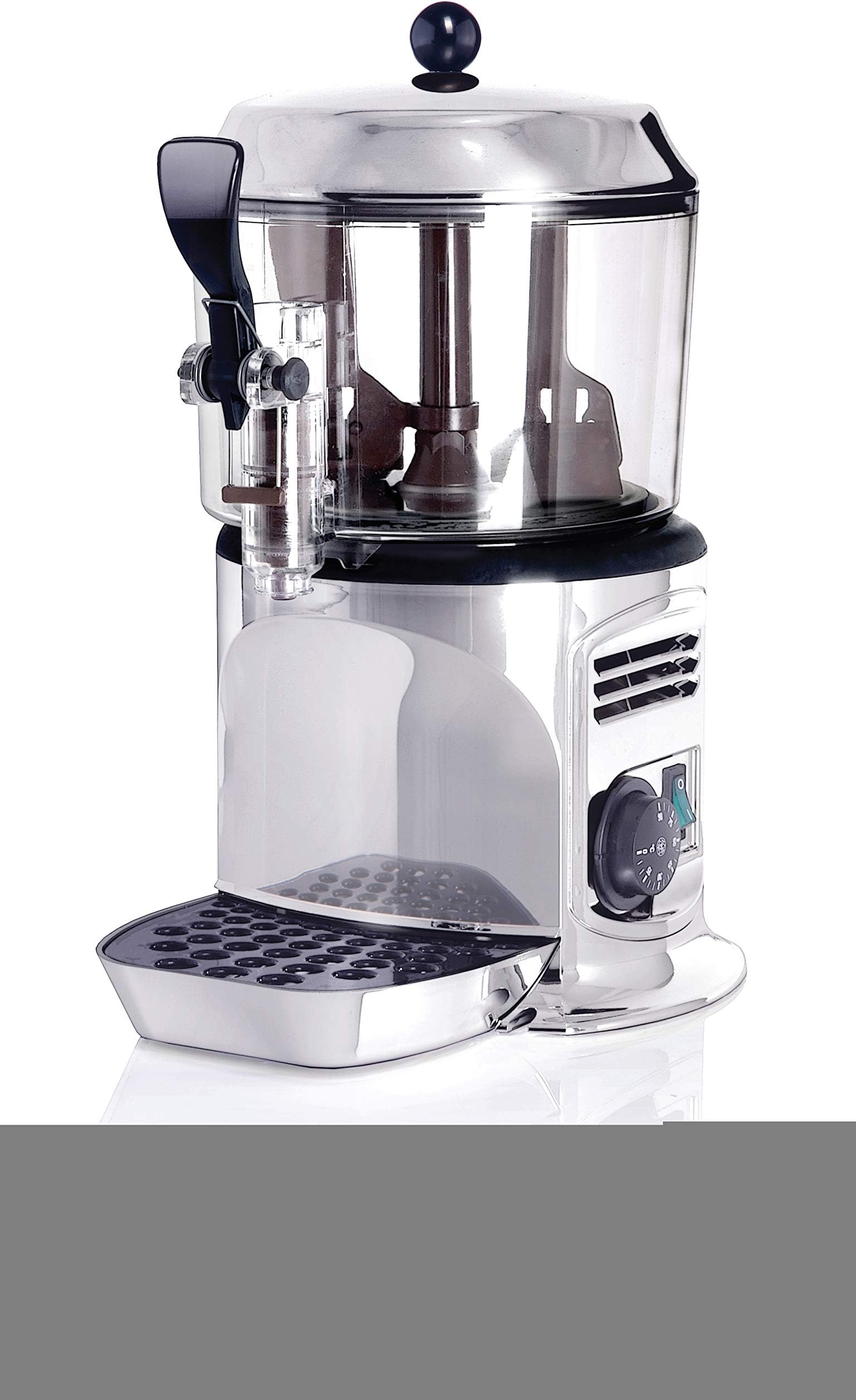 Chocolate maker UGOLINI DELICE 3 - ideal for chocolates soluble products and stuffings. 3 Litre Capacity (Silver)