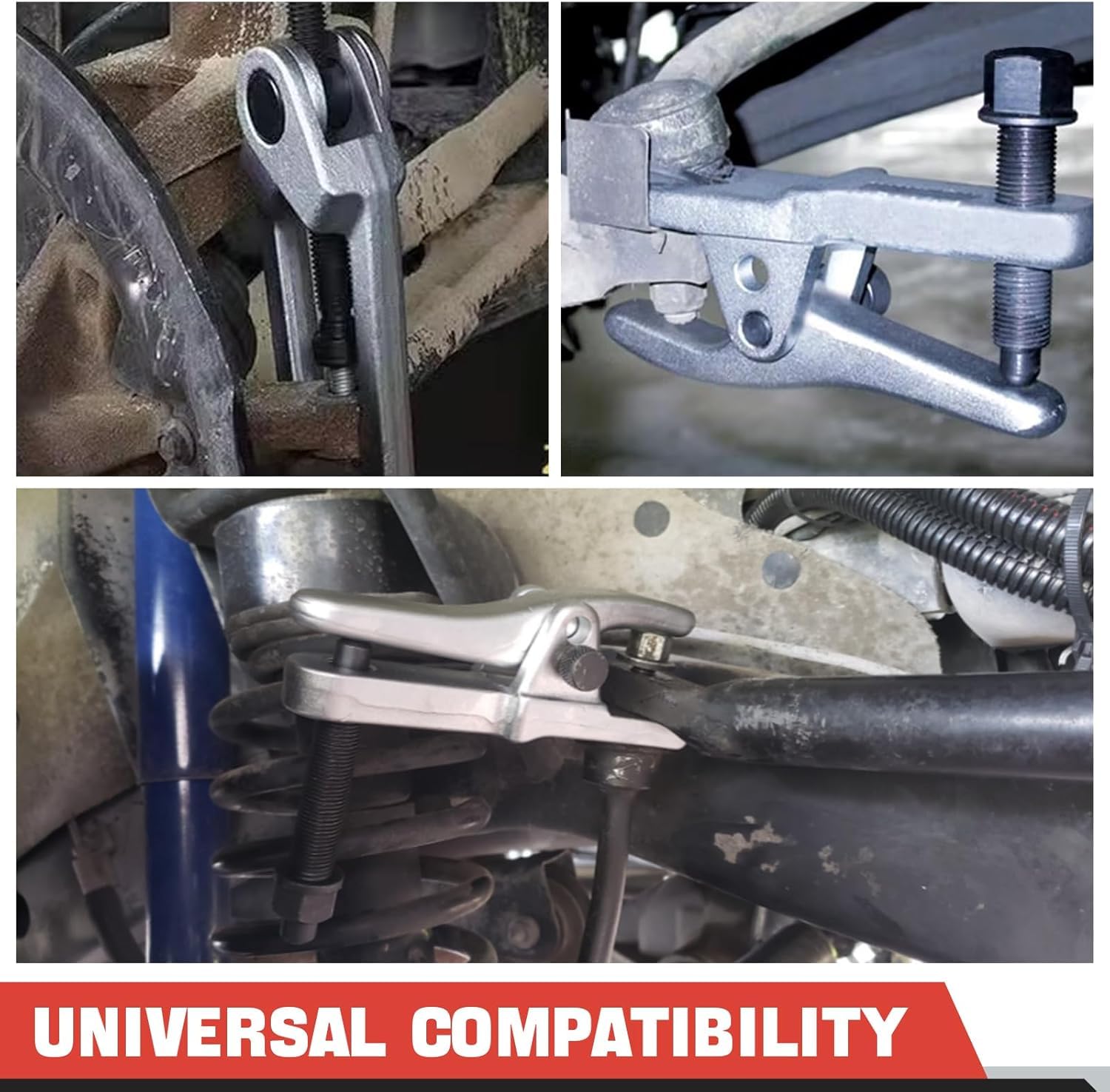 6pcs Front End Service Ball Joint Separator Pitman Arm Tie Rod Puller - View #7