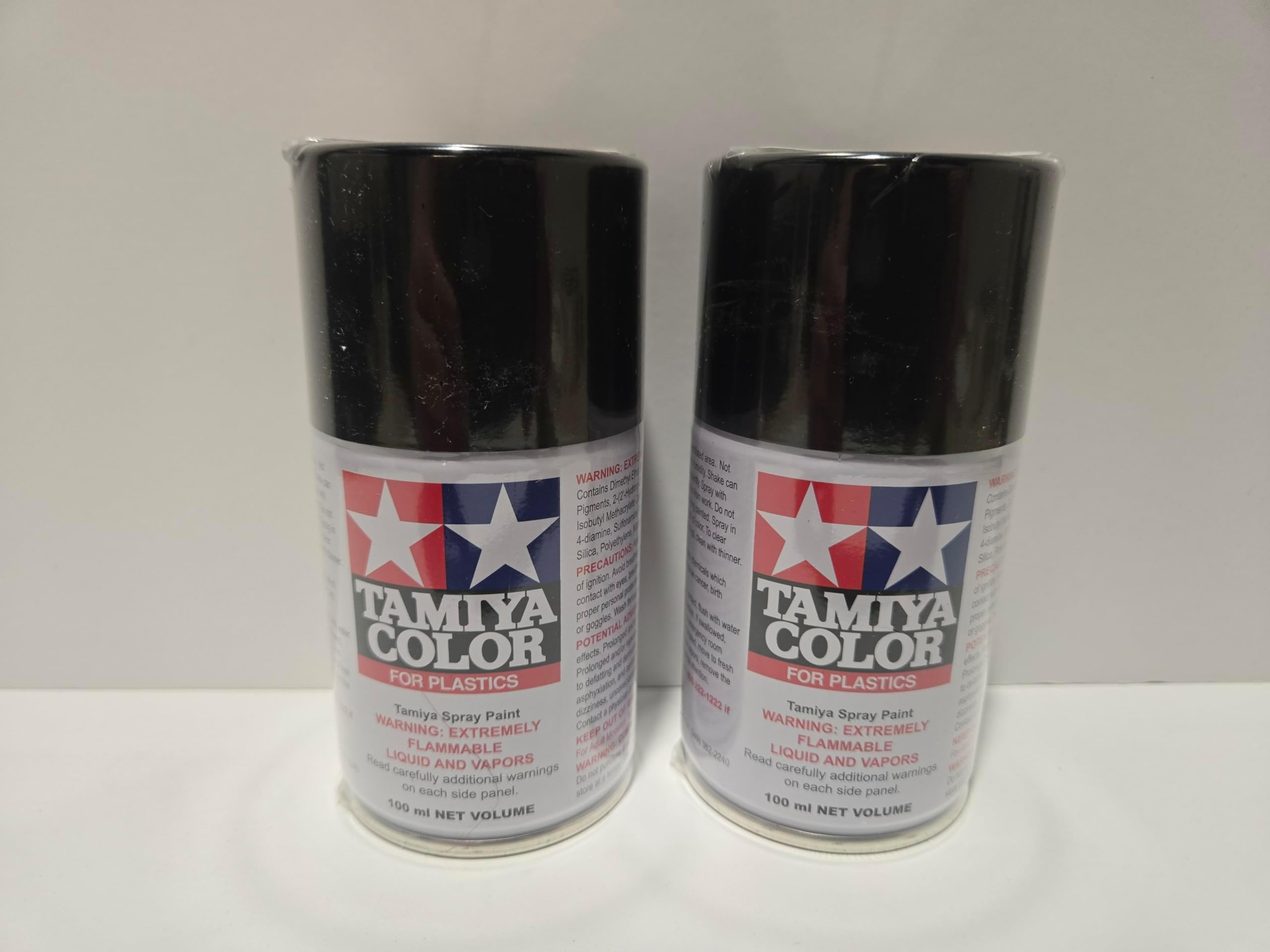 2 PACK COMPATIBLE WITH TAMIYA Spray Lacquer TS-29 Semi Gloss Black TAM85029 Lacquer Primers PAINTS TS29