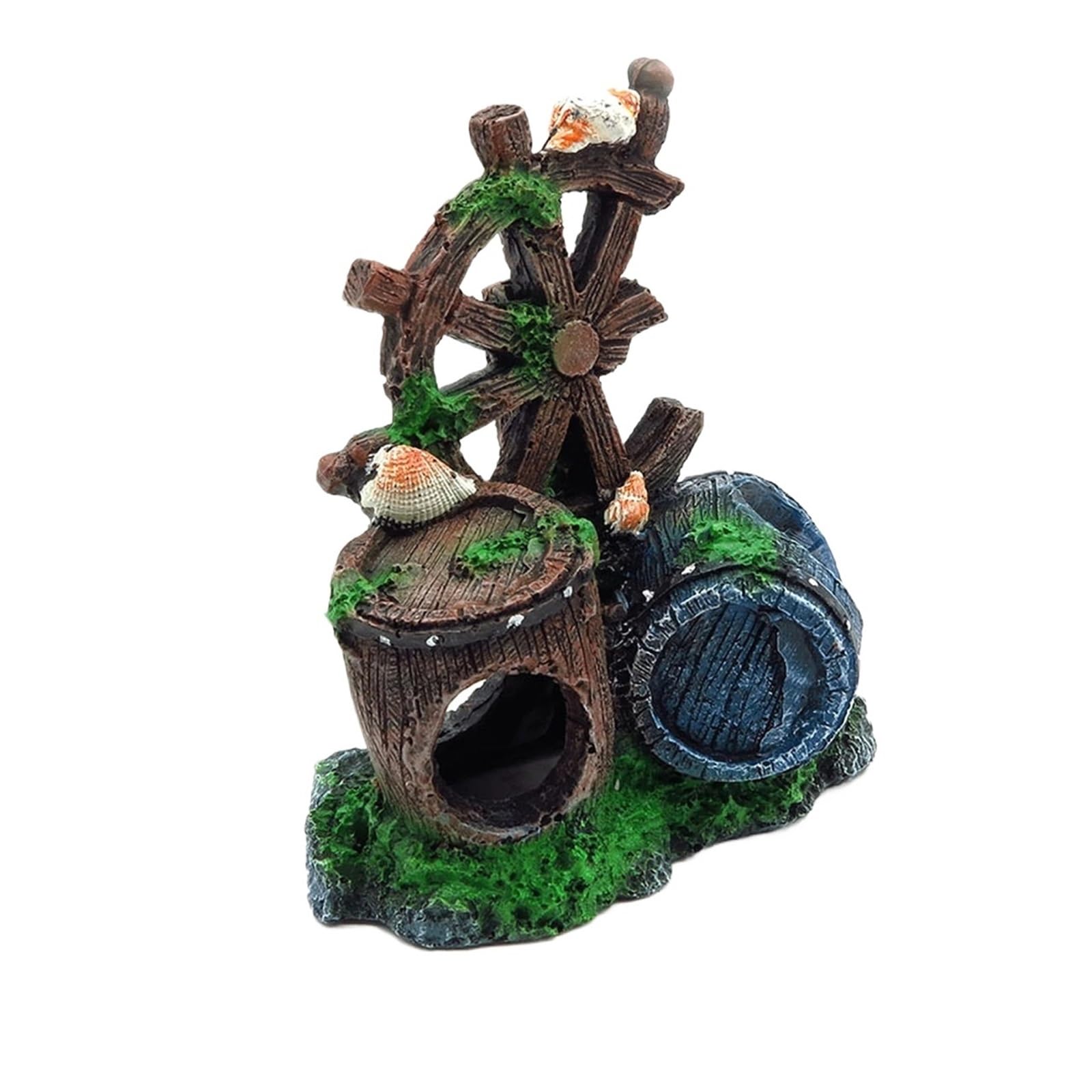 AYWTIUN aquarium ornaments Aquarium Fish Tank Decorations Landscape Pirate Ship Wreck Decor Resin Boat Ornament Accessories Decoration