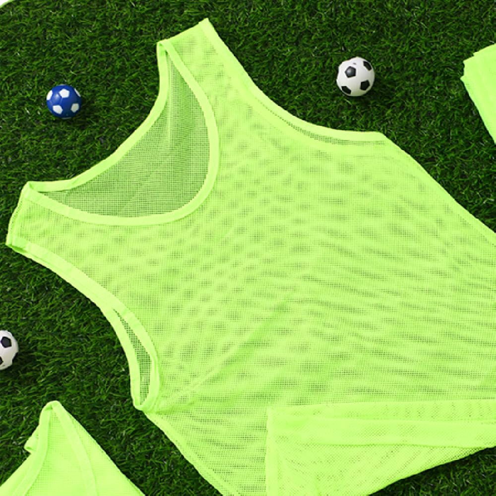 10 pezzi Pettorine da Allanamento Bavaglini da Calcio,Pettorali per adulto,70 * 62cm,per squadre di calcio e basket,Nessun logo,pettorale di gioco di squadra,Altezza consigliata:170-200cm
