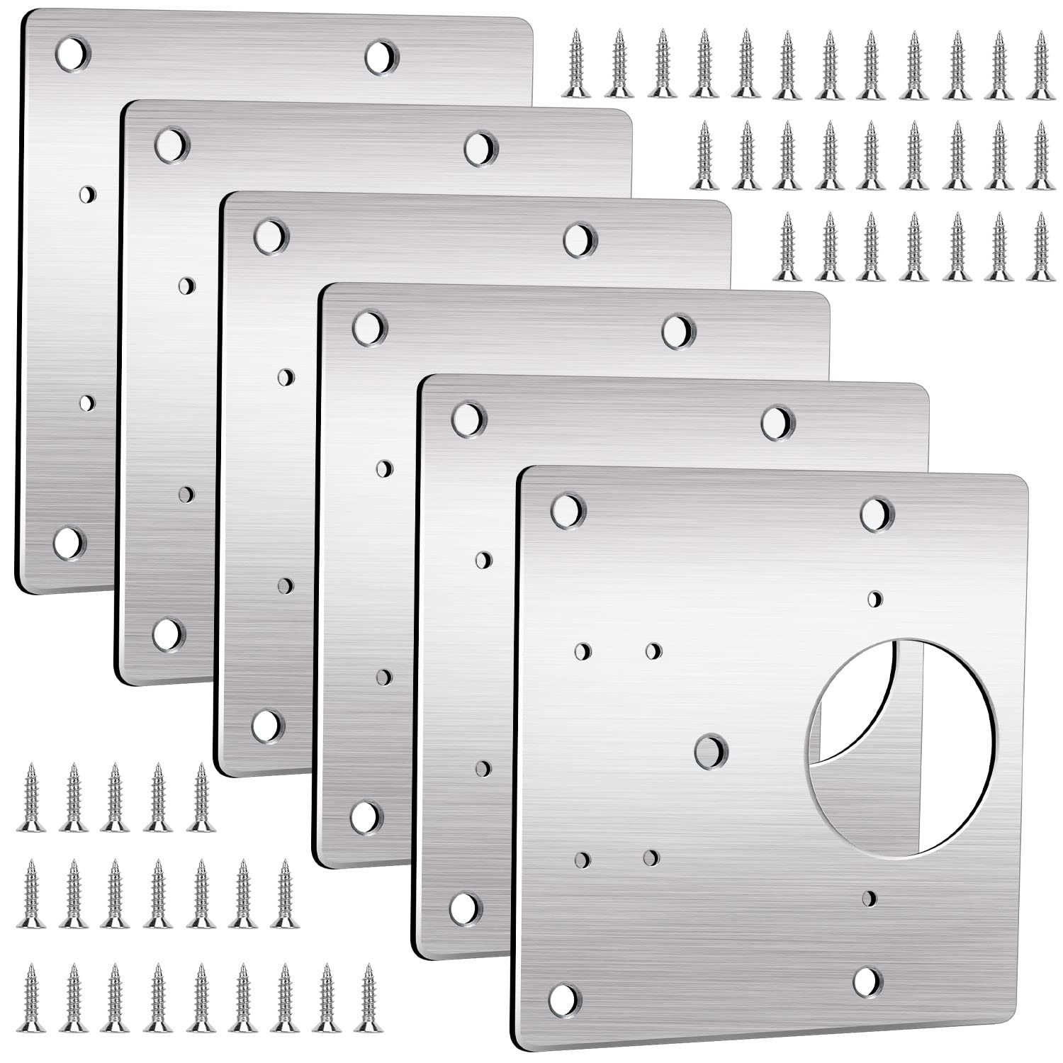 Buy Hinge Repair Plate, 6PCS Hinge Repair Brackets ing Plate