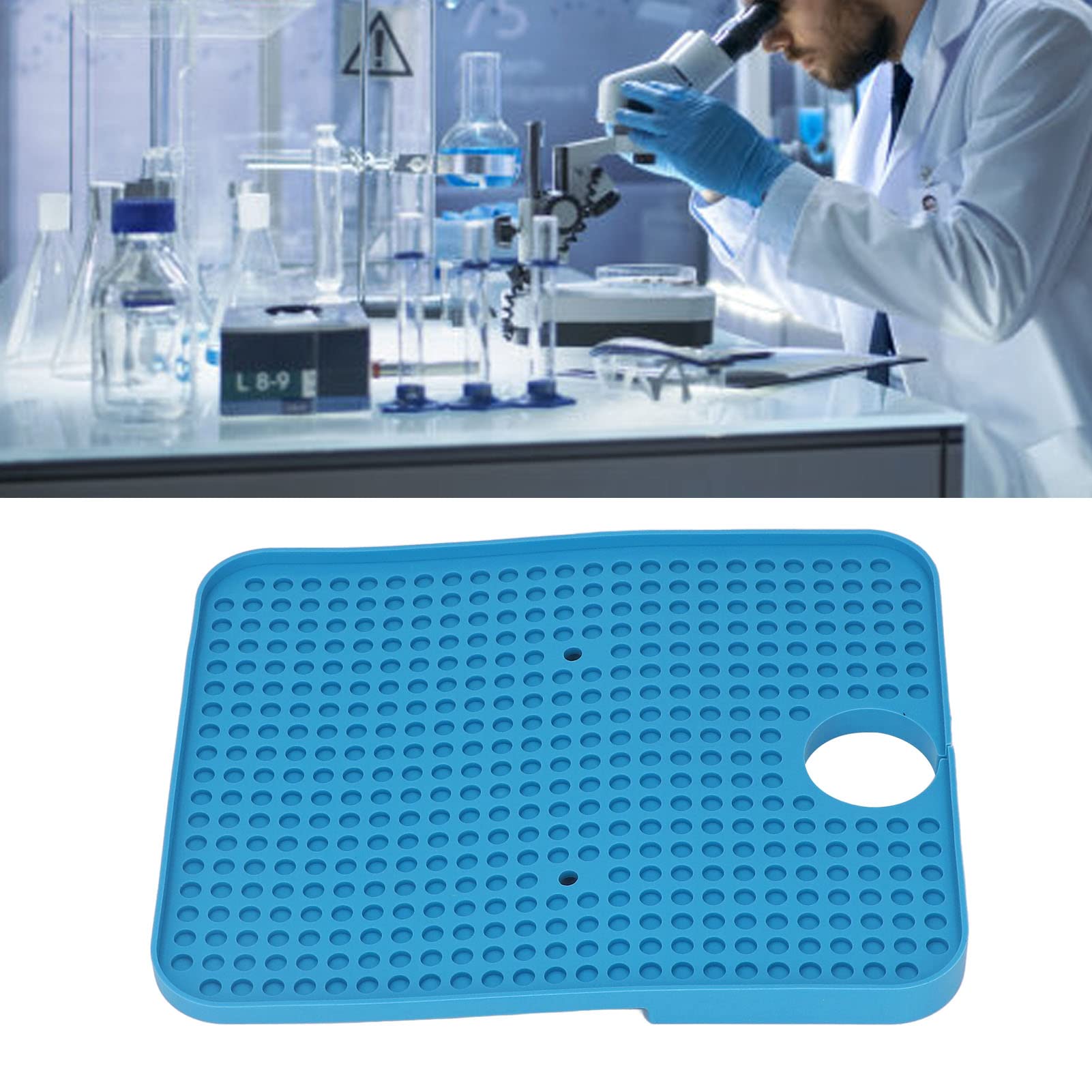 Microscope Silicone Base, Anti Static Multifunctional Silicone Micro Soldering Mat Foldable Heat Resistant for Maintenance