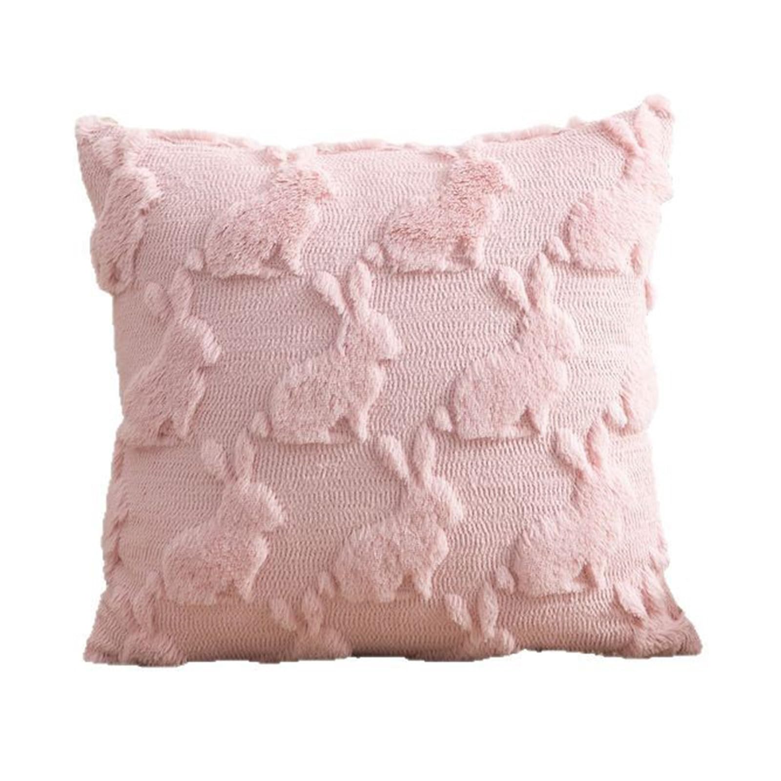 Jazuaiao B Multipurpose Pillow Covers Easters Rabbits Flowers Throw Pillows Covers For Home Room Sofa Couch Decoration Easters Pillow