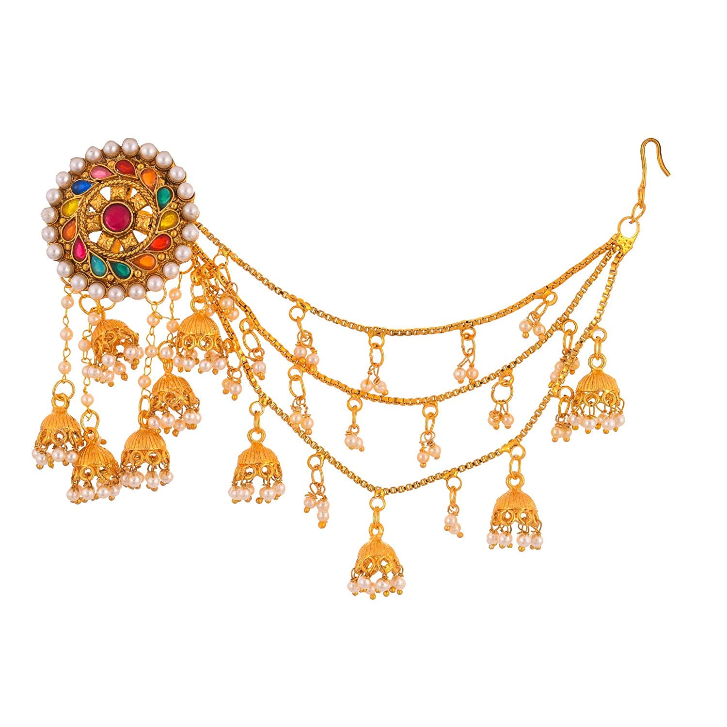 See full amazon price history chart for Handicraft Kottage Gold Plated Jhumki Earrings for Women (Golden) (HK_Bahubali Earrings_121) Handicraft Kottage Gold Plated Jhumki Earrings for Women (Golden) (HK_Bahubali Earrings_121) (B07RCGWCSP) Amazon Price History, Amazon Price Tracker