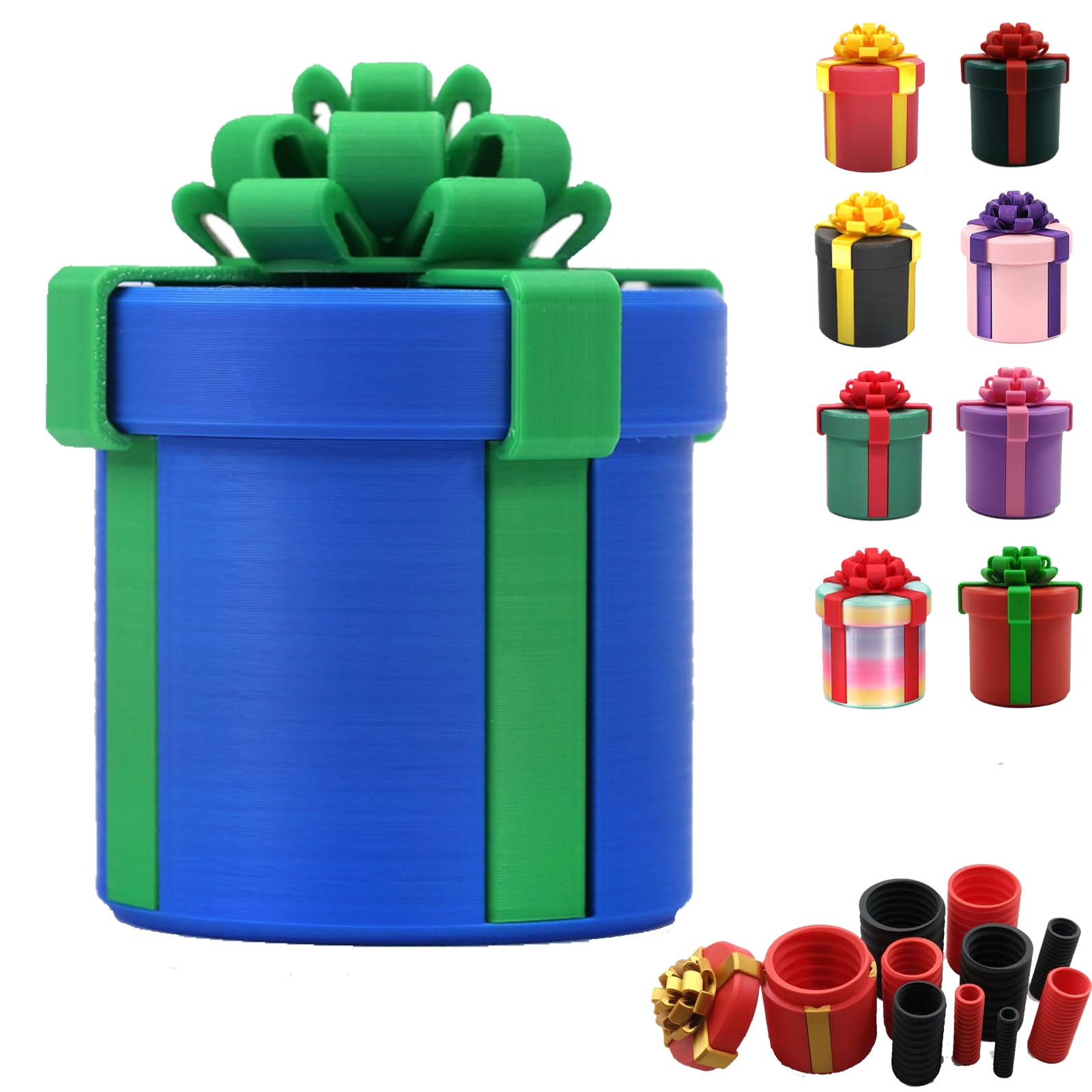 Annoying Nested Screw Gift Box,10-Layer Nested Prank Money Holder，3.4in-F