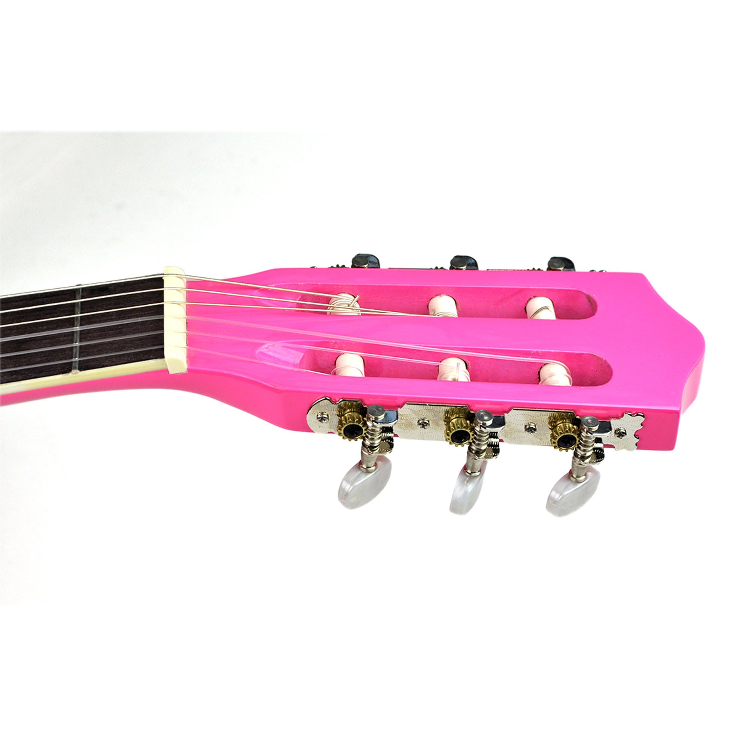 Voggenreiter 1095-6 Guitarra Infantil 1/2, Rosa, Multicolor