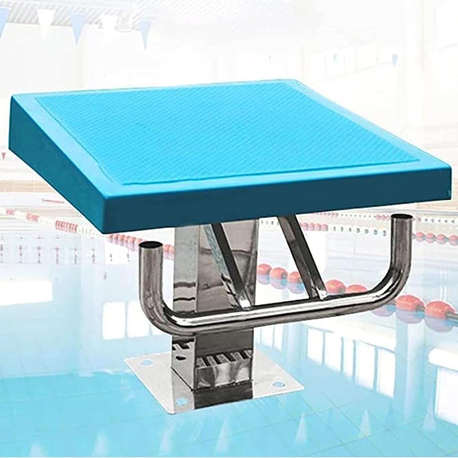 Stainless Pool Jumping Platform, Non-Slip Diving Boards, Swimming Starting Blocks for Professional Competitions, Private Pools, Gyms, Swimming Training, Load Capacity Up to 150kg