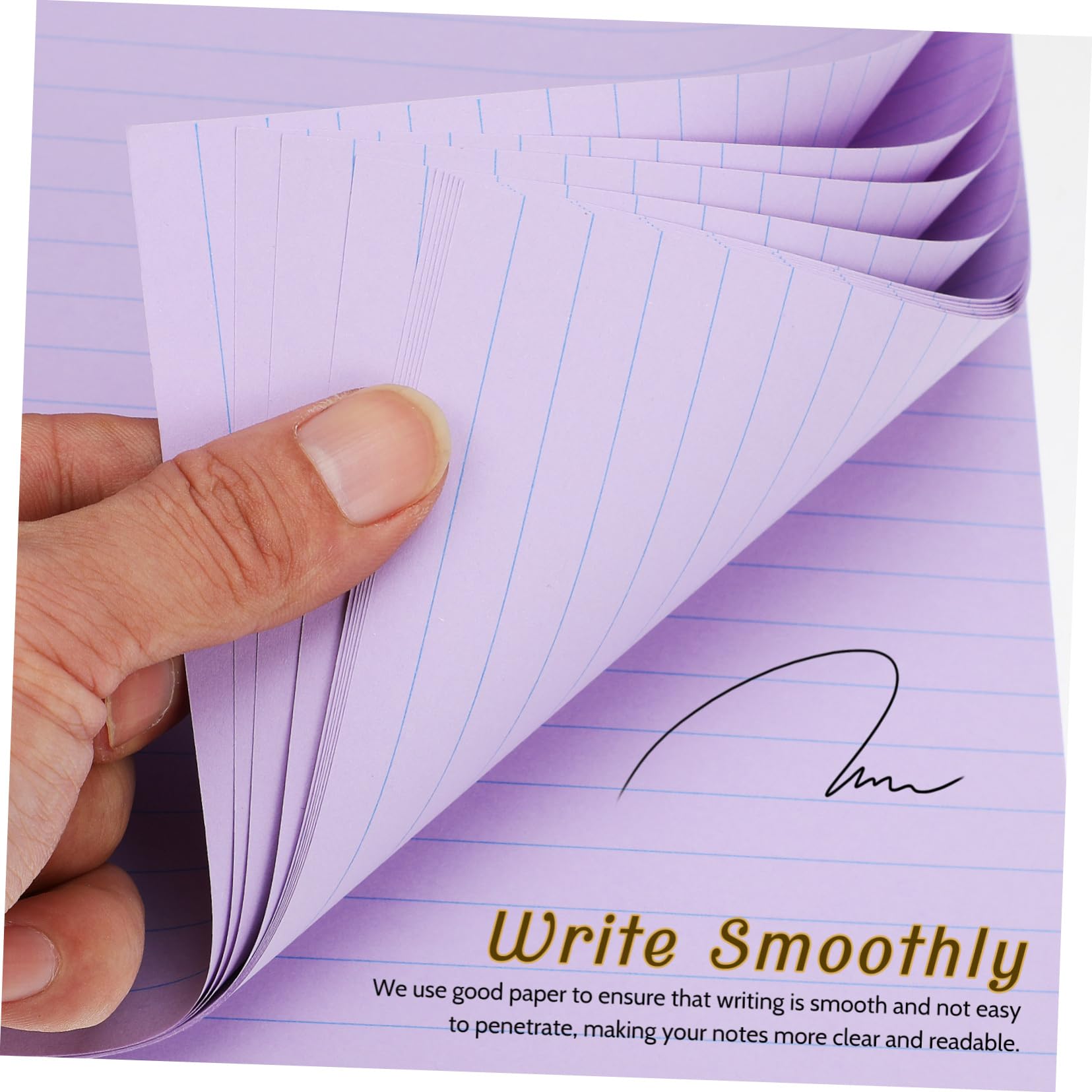 jojofuny 6 Pcs Notepads Pocket Notepads College Regled Paper Writing Pads Colored Note Padt Para Papelería De Oficina Y Suministros De Maestros
