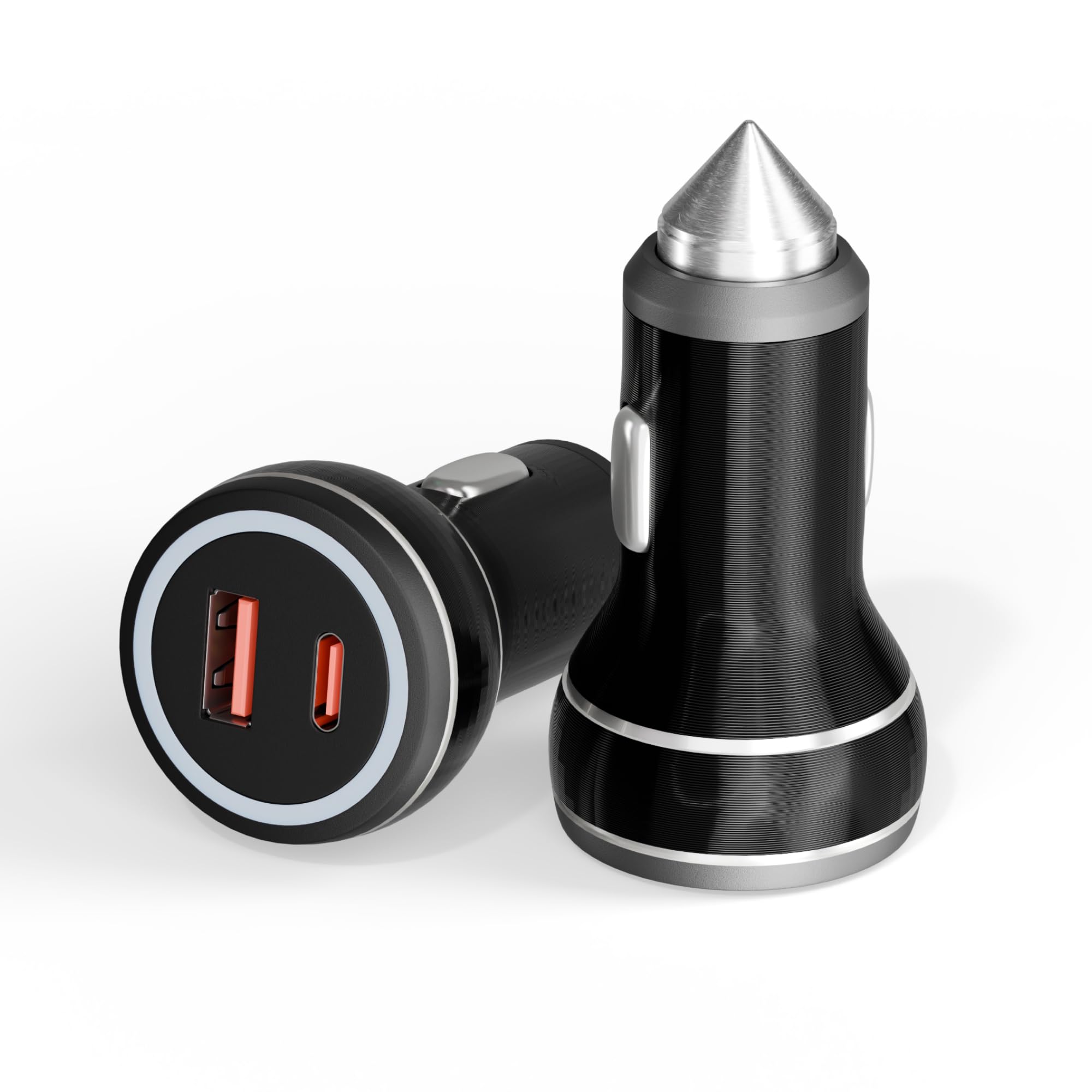 AILKIN 145W Fast Charging Car Charger,Dual Output 100W QC + 45W PD Type C Car Adapter,Quick Car Charging Compatible with All Cars for iPhone & Android Smartphone,Smartwatch,Earbud,Power Bank & More