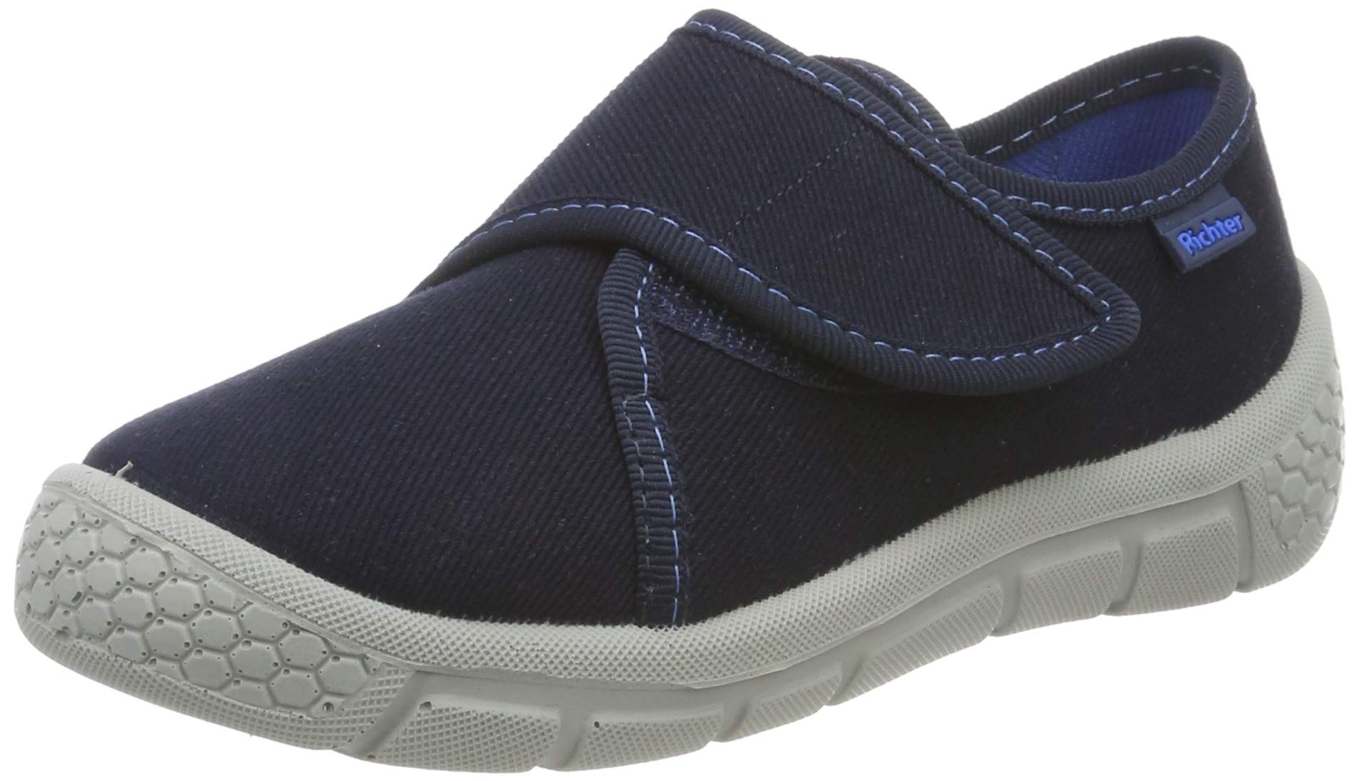 Richter Kinderschuhe Hausschuhe 5631-644 Boys’ Low-Top Slippers, Blue (Atlantic 7200), 2 UK