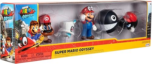 Miniatura 9 de SUPER MARIO - Figuras de acción de Nintendo Odyssey paquete múltiple articuladas articuladas de 2.5 pulgadas, juguetes coleccionables perfectos para