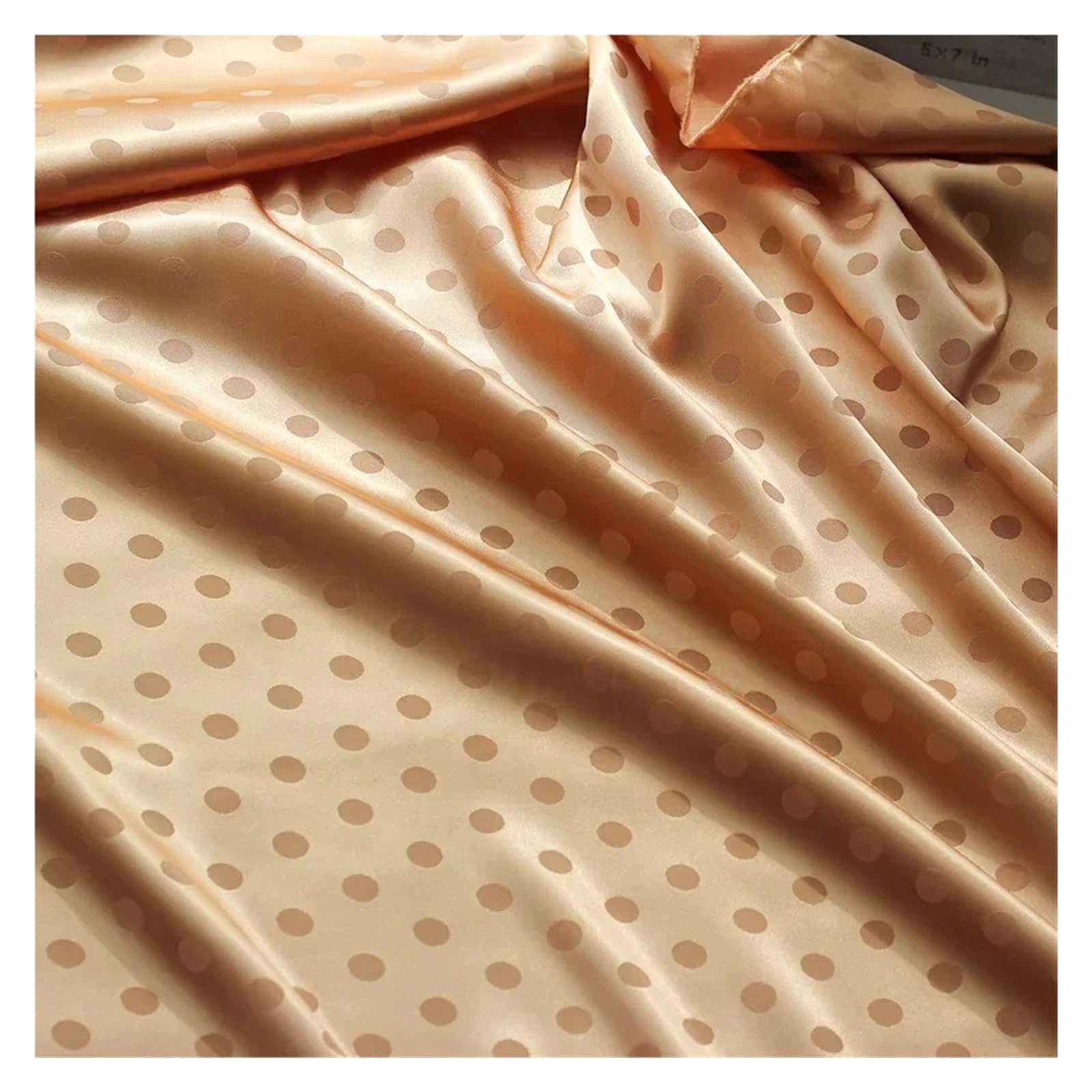 Satin Fabric Jacquard Satin Fabric Woven Dyed Multicolor Shirt Pajama Dress Fashion Sewing Wholesale Material Cloth By The Meter(Color3,1.5 Meters)