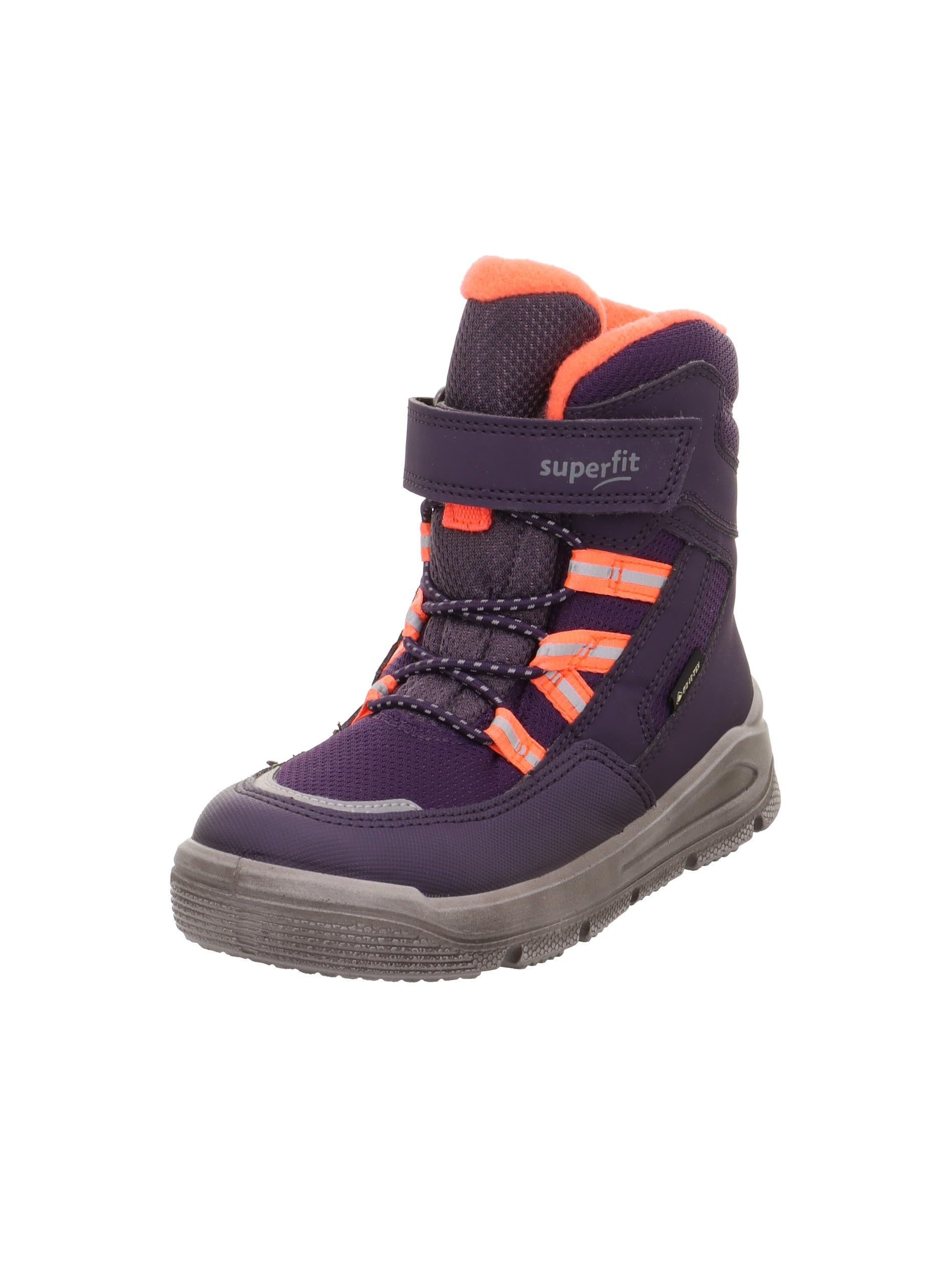 Superfit Girl's MARS warm gefütterte Gore-Tex Stiefel, LILA/ORANGE 8500