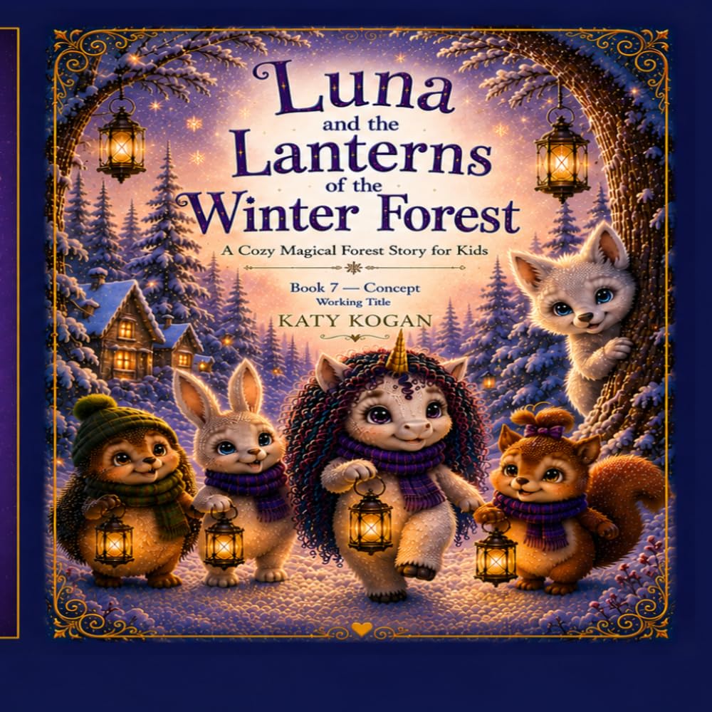 Luna and the Lanterns of the Winter Forest: A Cozy Magical Forest Story for Kids (Luna Series)