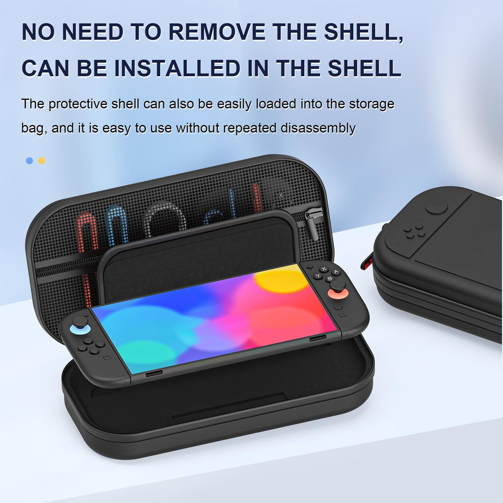 Custodia per console di gioco portatile, custodia protettiva impermeabile per adulti, adolescenti, bambini, supporto elettronico portatile per giochi in famiglia