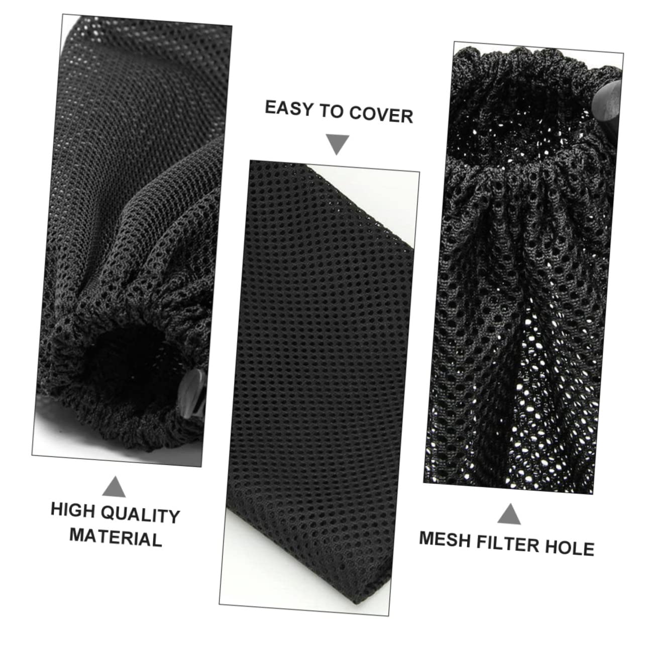 Hemoton 3sets 3pcs Water Pump Durable Polyester Drawstring Mesh Bag for Aquarium and Use Protects Pump Fish from Debris Easy to Clean 3pcs*3