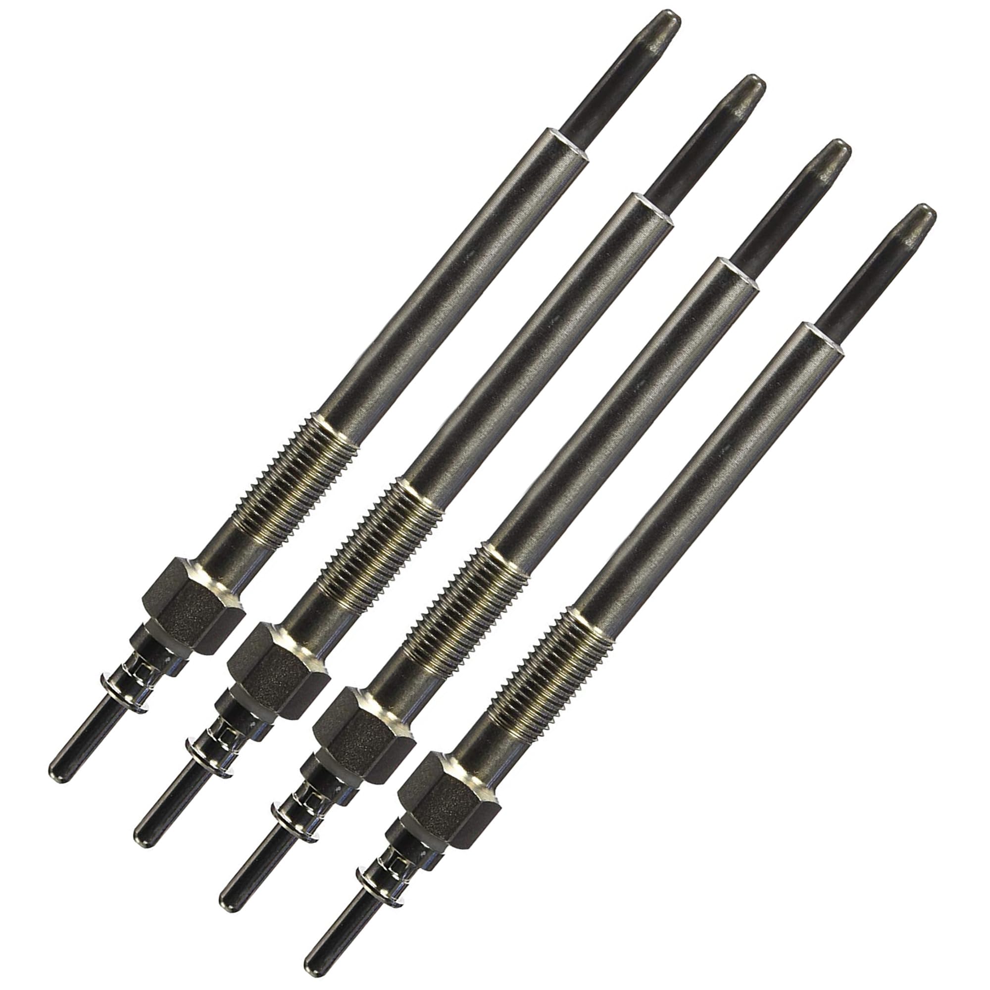 (Lot de 4) Bougie de préchauffage compatible pour Civic Astra G H J Corsa C D Combo Meriva Zafira 1,7 D Diesel Di Dti CDTi 0100226497 0250202137 55588475 97358626 97389905 1214035 LP076 Y-541J 345133