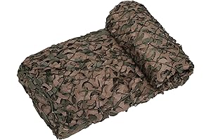 Original Camo 9'10" x 19'8"L Military Spec Camouflage Net with Mesh Netting Attached