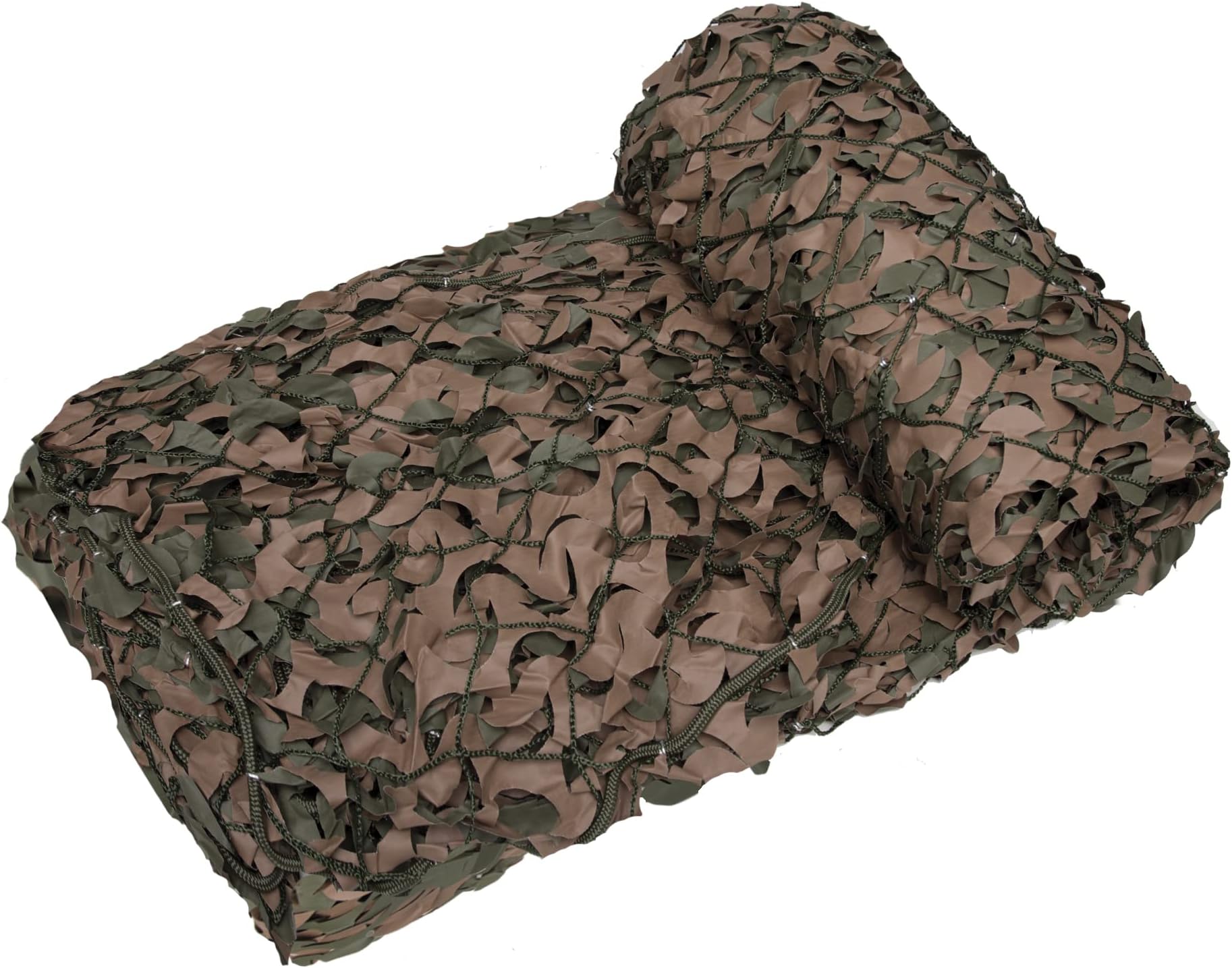 CamoSystems Basic Series Military Spec Camouflage Net with Mesh Netting Attached, Large, 9'10" x 19'8"L, Original Camo - Green/Brown
