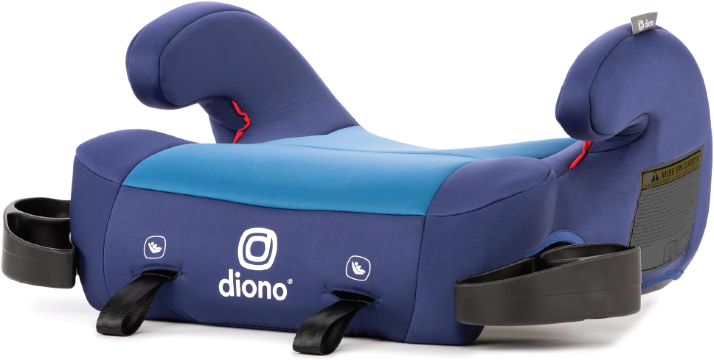 Diono Solana 2 XL 2022, Dual Latch Connectors, Lightweight Backless Belt-Positioning Booster Car Seat, 8 Years 1 Booster Seat, Blue