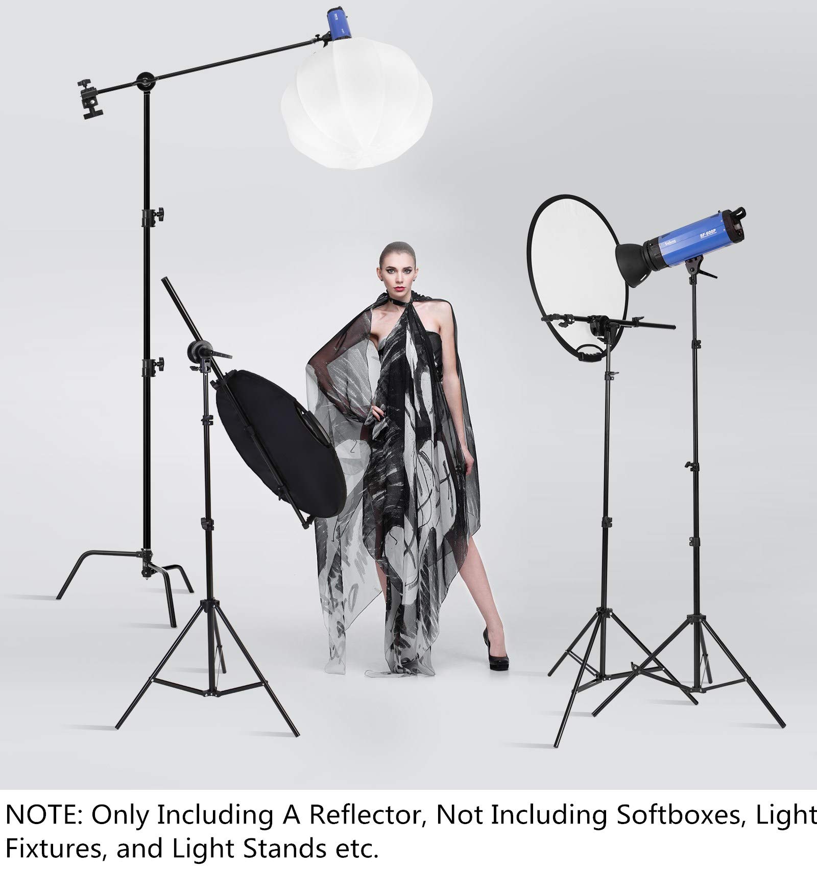 Selens 5-in-1 60cm Rund Reflektor Tragbarer Faltbarer für Fotografie Fotostudio Beleuchtung und Außenbeleuchtung