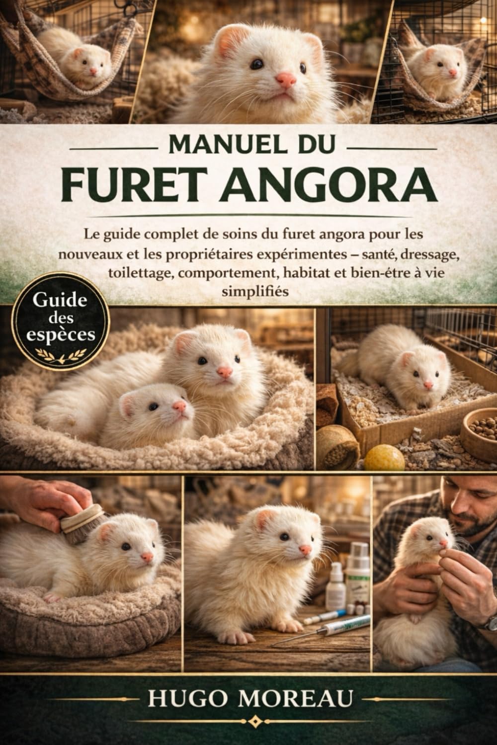 MANUEL DU FURET ANGORA: Le guide complet de soins du furet angora pour les nouveaux et les propriétaires expérimentés — santé, dressage, toilettage, comportement, habitat et bien-être à vie simplifiés