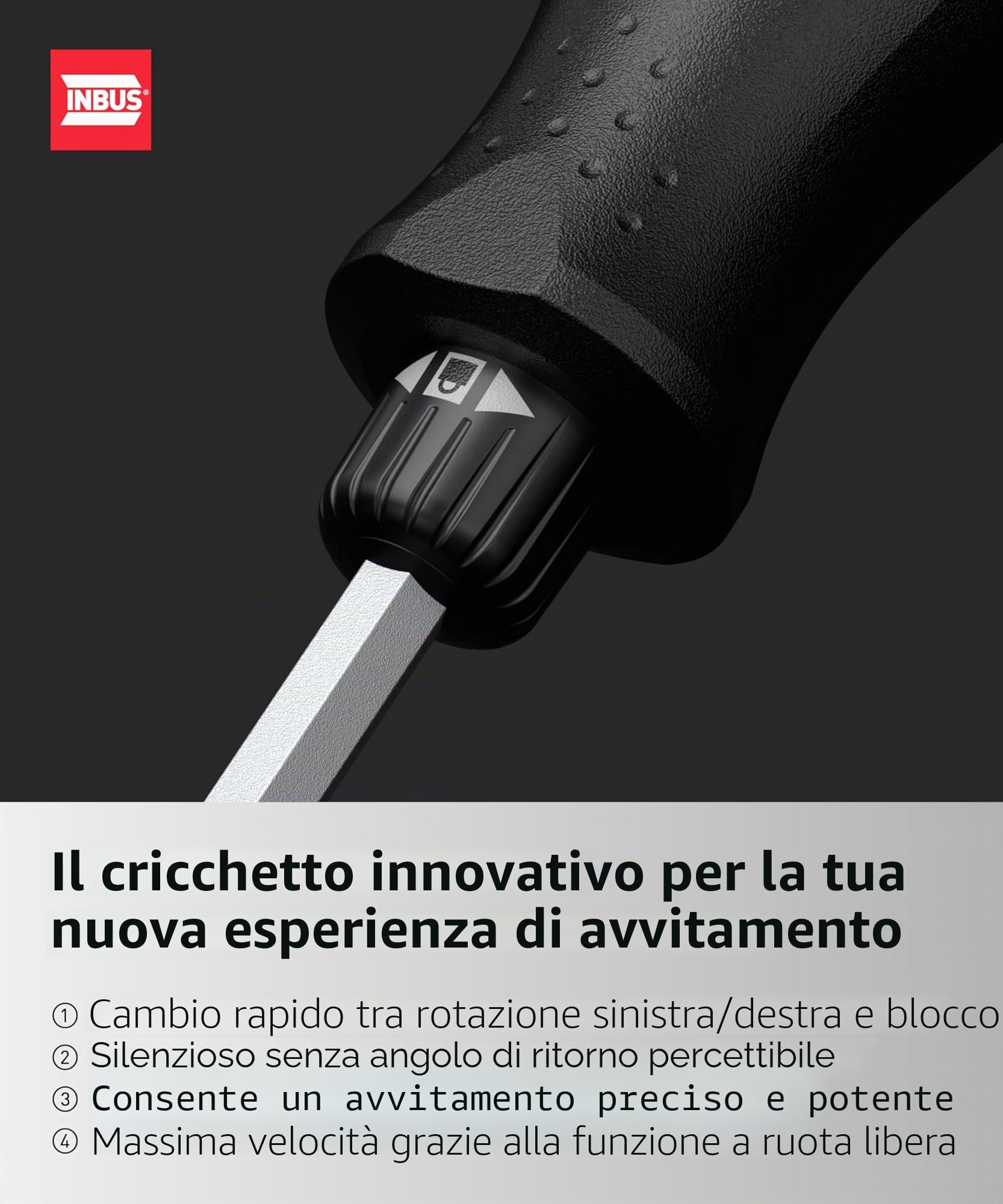 INBUS® Cacciavite Flow® incl. 12 inserti (Made in Germany) | (ID: 73424)