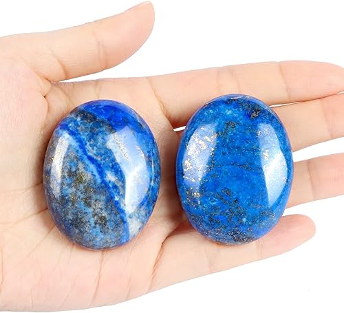 Miniatura 3 de Hxswkk Juego de 3 piedras para pulgar piedras de palma piedras y cristales tallados a mano piedras preciosas pulidas de citrino decoración de