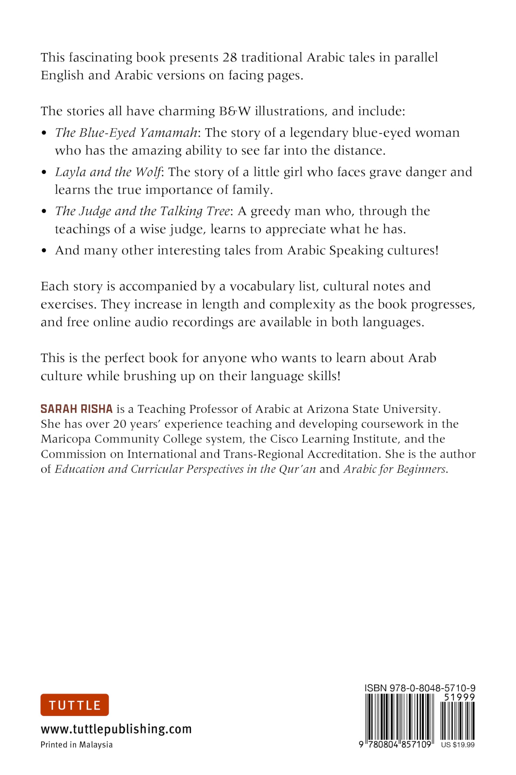 Arabic Folktales for Language Learners: Traditional Stories in Arabic and English With Online Files