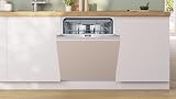 Bosch - Lavavajillas Totalmente Integrable, Serie 4, 60 cm. de ancho, 14 servicios, 3ª bandeja, Home Connect, Motor Eco Silence, Blanco, SMV4ECX28E, A l 6 programas - 3