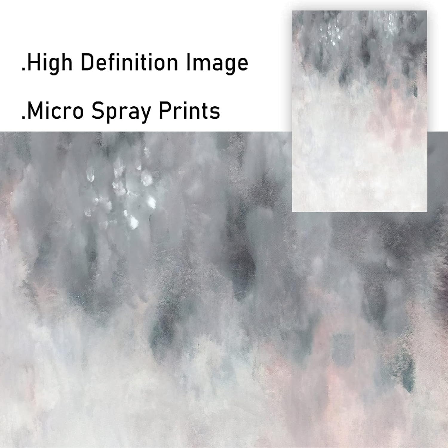 Gray White Abstract Art Blush Pink Canvas Painting for Bedroom Decor Gray Canvas Prints Abstract Gray Wall Art for Living Room Office Wall Decor Abstract Pink Wall Canvas 16x24inchx2 No Frame 16 x 24 in x 2 Unframed