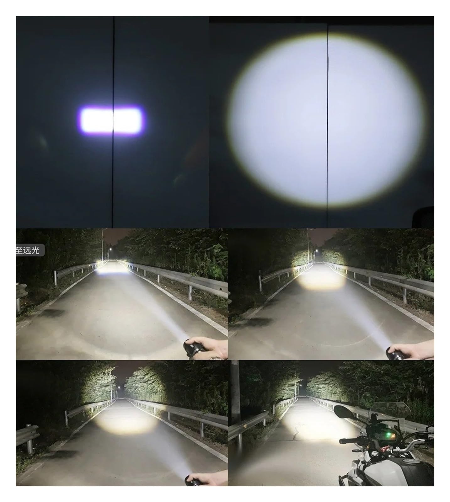 Foco Motocicleta Para Todoterreno 4x4 Para ATV Para UTV 12V 24V Barril Ajuste Faro Externo Lámpara LED Antiniebla Motocicleta Faro