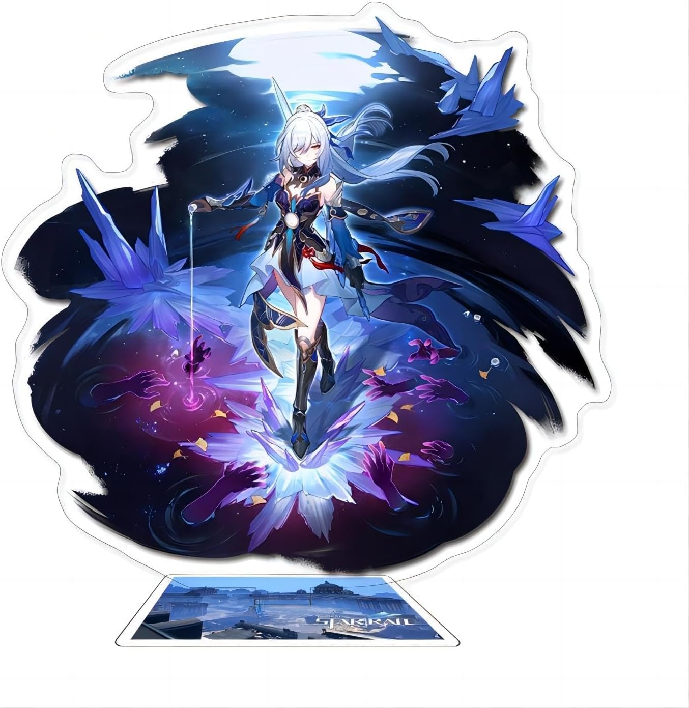 Honkai Star Rail Acrylic Character Stand, 5.9-inch Clear, Fade-Resistant, Waterproof and Scratch-Resistant with 0.16-inch Thickness