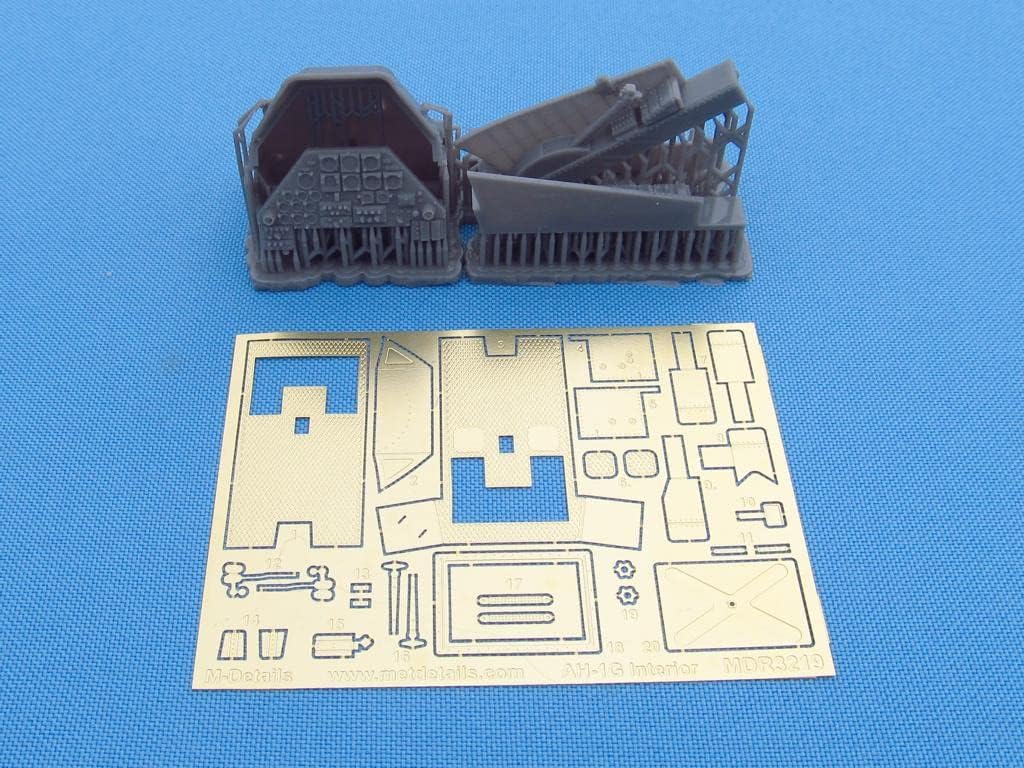 Metallic Details MDR3219-1/32 Bell AH-1G Cobra. Interior, Photoetch, 3D-Printed for ICM Model kit