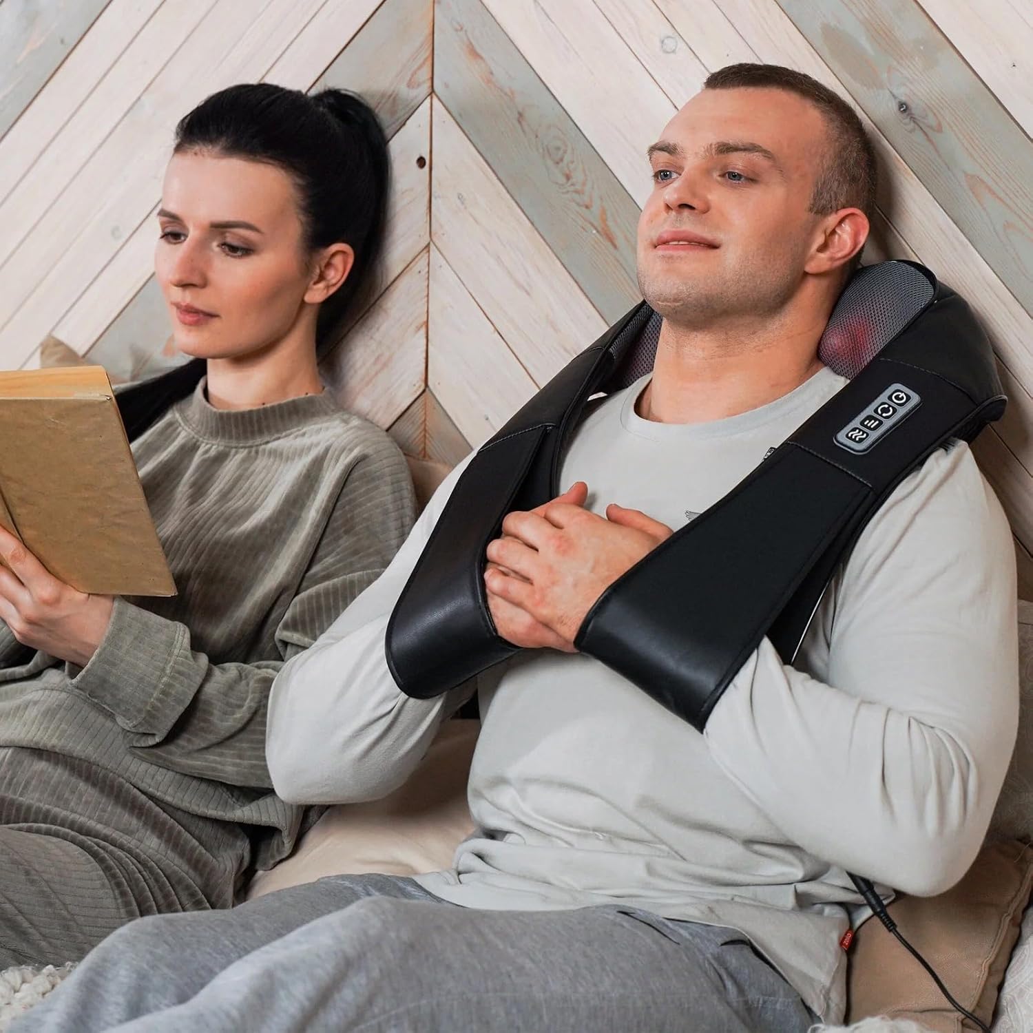 Ursmilekit neck massage with heat - deep tissue for relieving pain with shiyatsu neck and back, recurrent 4d kneading shoulder legs, gifts for women men dad mom birthdays father mothers day Ursmilekit neck massage with heat - deep tissue for relieving pain with shiyatsu neck and back, recurrent 4d kneading shoulder legs, gifts for women men dad mom birthdays father mothers day