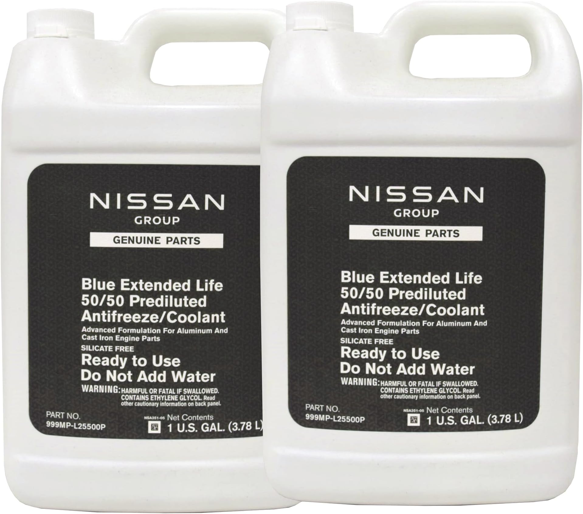 Genuine Fluid 999MP-L25500P Blue Long Life Antifreeze/Coolant - 2 Gallons