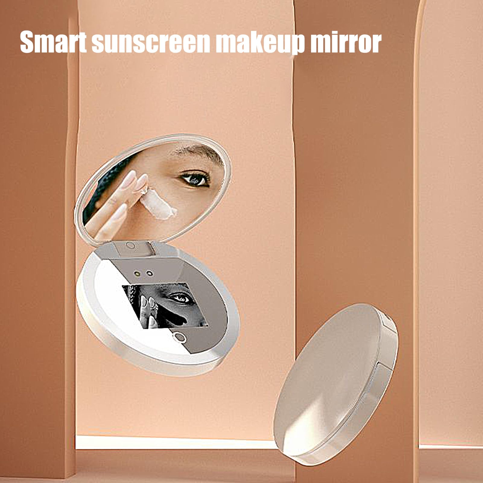 RELAX4LIFE Miroir De Maquillage Double Face à Grossissement X5/X1 Avec