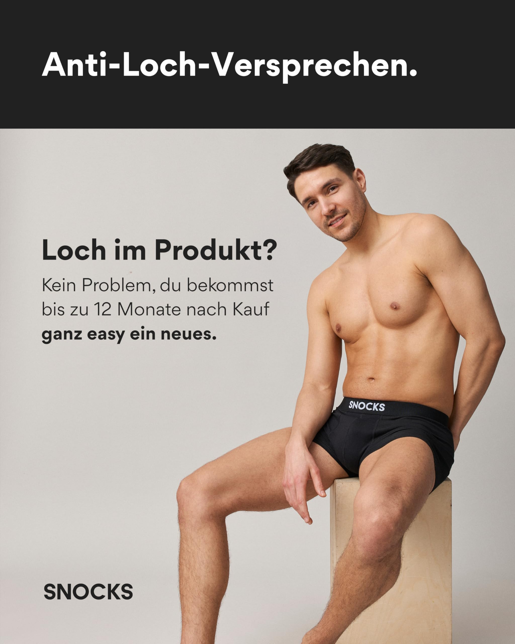 Snocks Boxershorts Herren Bio Baumwolle (6er Pack) Unterhosen Herren ohne einschneidenden Gummibund (Gr. S - 4XL)