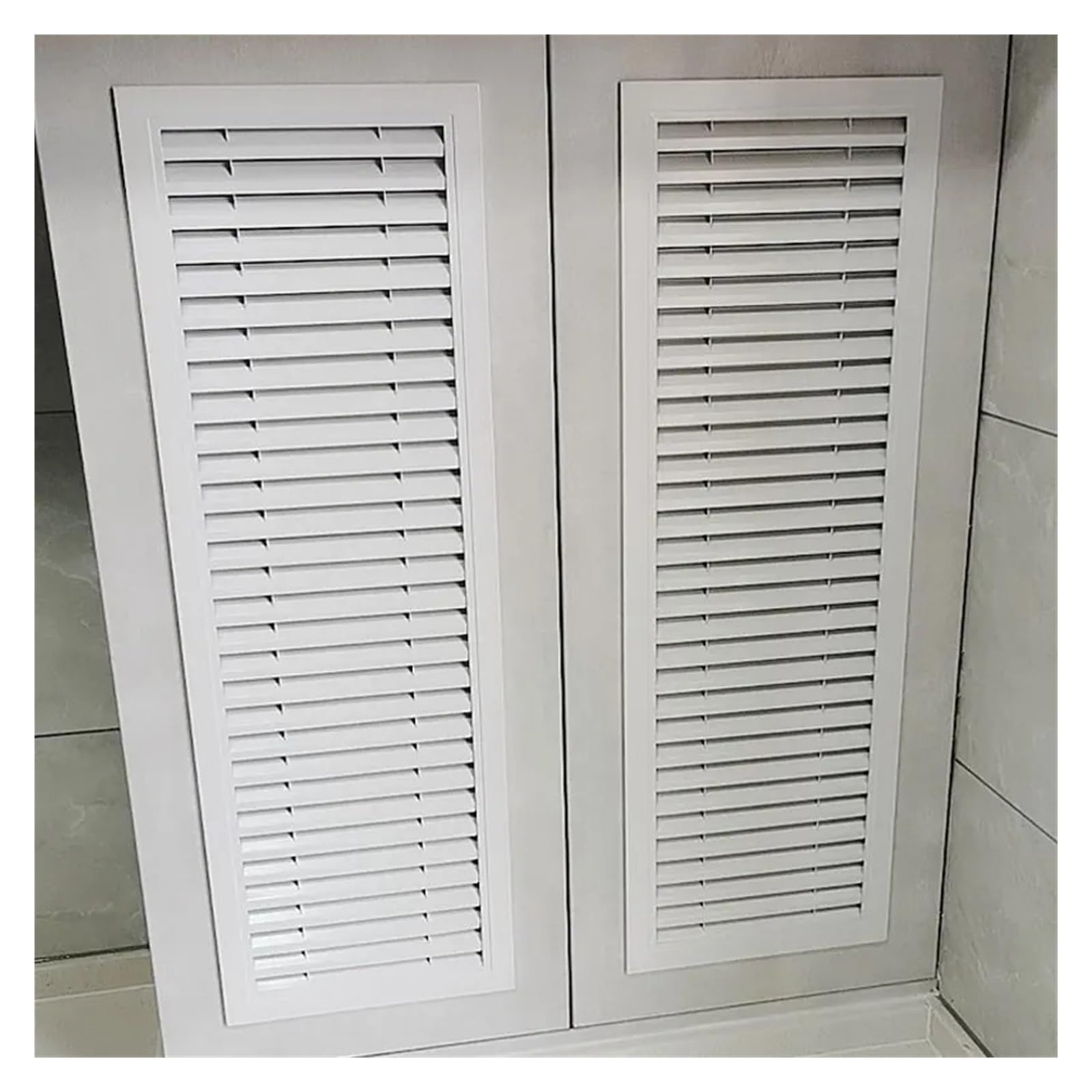 Griglia Aerazione Griglia di ventilazione in alluminio bianco