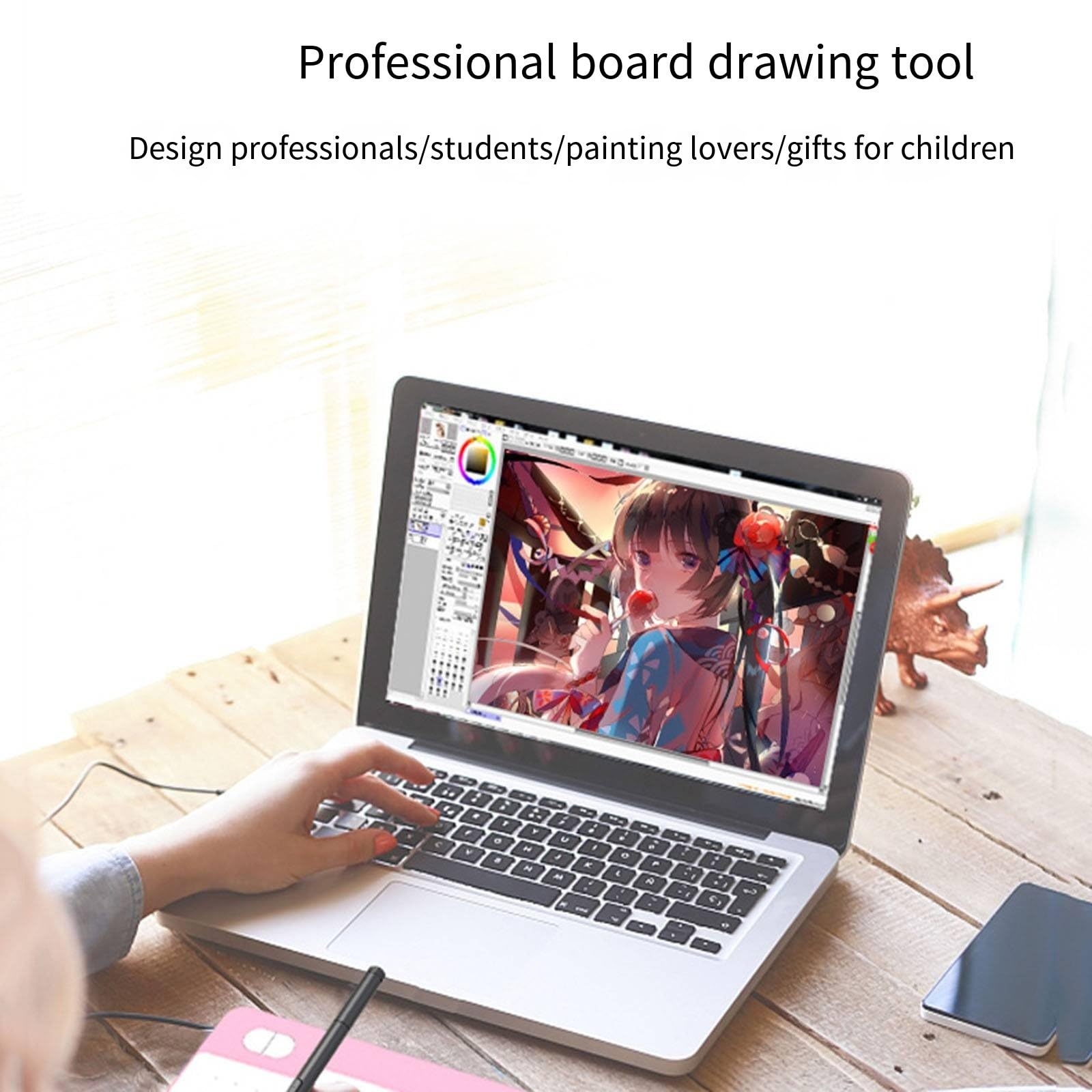 La scheda digitale senza installazione può essere collegata al tavolo da disegno dipinto a mano per computer da tavolo dipinto a mano,A