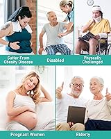 Vista 5 de Juego de limpiaparabrisas de largo alcance, incluye 2 ayudas de inodoro para herramienta de limpieza y cepillo de baño de mango largo, ayuda