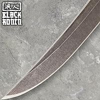 Vista 4 de Black Ronin Combat Wakizashi Sword with Injection Molded Sheath Stainless Steel Blade Cord-Wrapped Handle