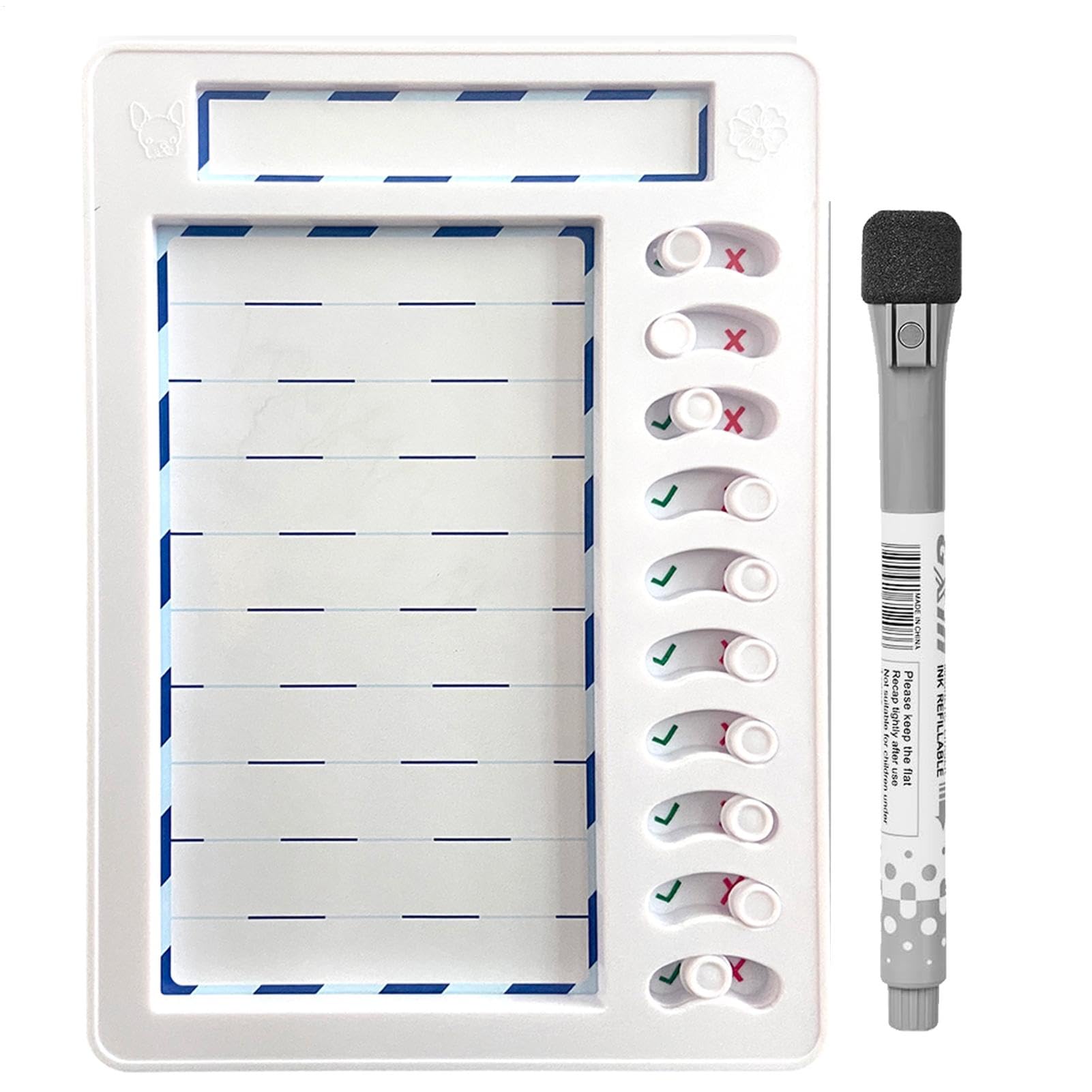 Checklist, To Do List, Belongings Checker, 8.7 x 5.9 inches (22 x 15 cm), Lost Items Checker, Shopping List, Doing Board, Schedule List, Daily Life Planning, Chore Charts, Notepad, Schedule, Items,