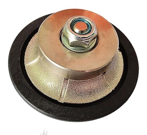 Diamond Hand Profiler Router Bit - Rueda de perfil de diamante soldada al vacío con rosca 58-11 para encimera de mármol de hormigón de granito