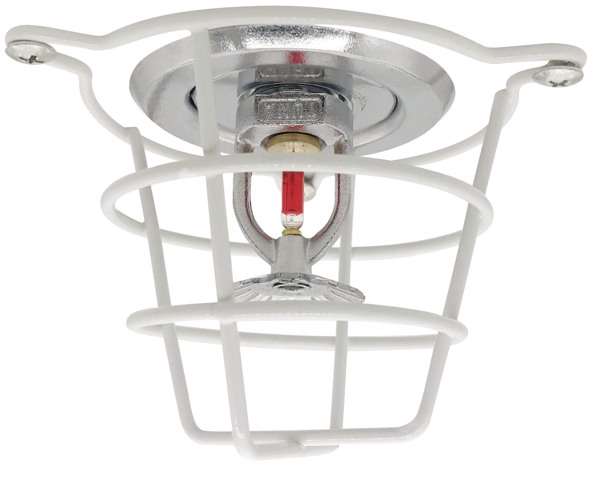 Buy (10 Pack) TunaMax White Fire Sprinkler Head Cage Guard for Both 1/2