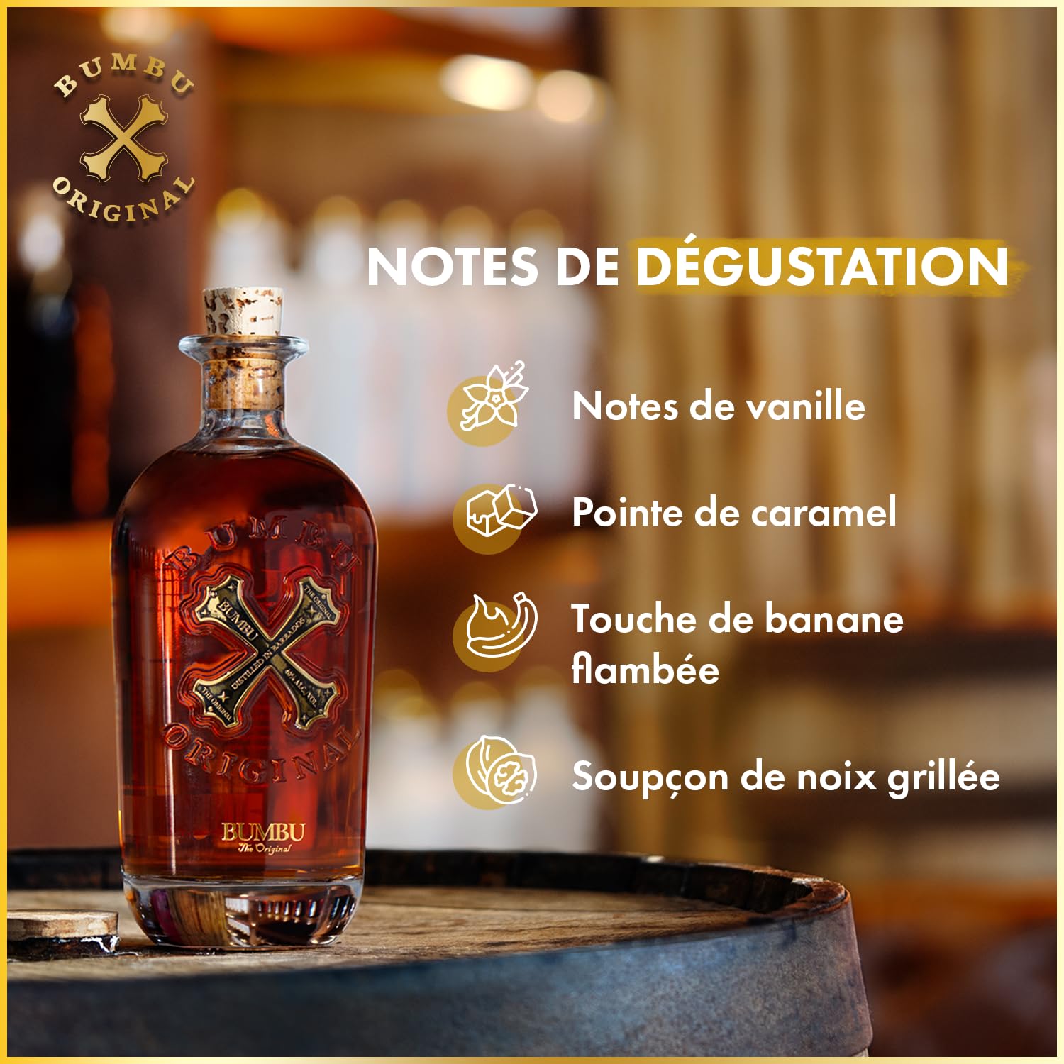 BUMBU Original Rhum épicé avec étui - 40%, 70cl