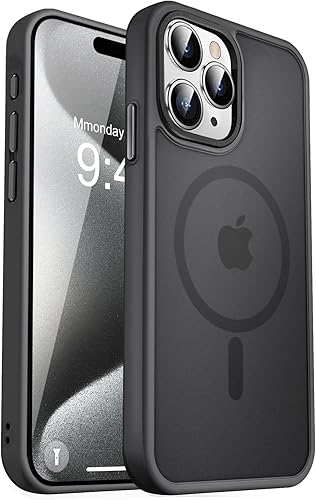 Vista 676 de MOCCA - Funda magnética resistente para iPhone 11 de 6.1 pulgadas, compatible con MagSafe, protector de pantalla de vidrio + protector de lente