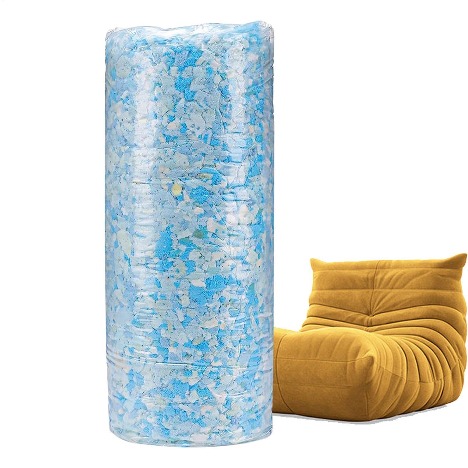 Sitzsackfüller – 2,3 kg weiche Kissenfüllung, zerkleinerter -Schaum | High-Density- -Schaumfüllung, strapazierfähiges zerkleinertes Schaumstoffmaterial, rem