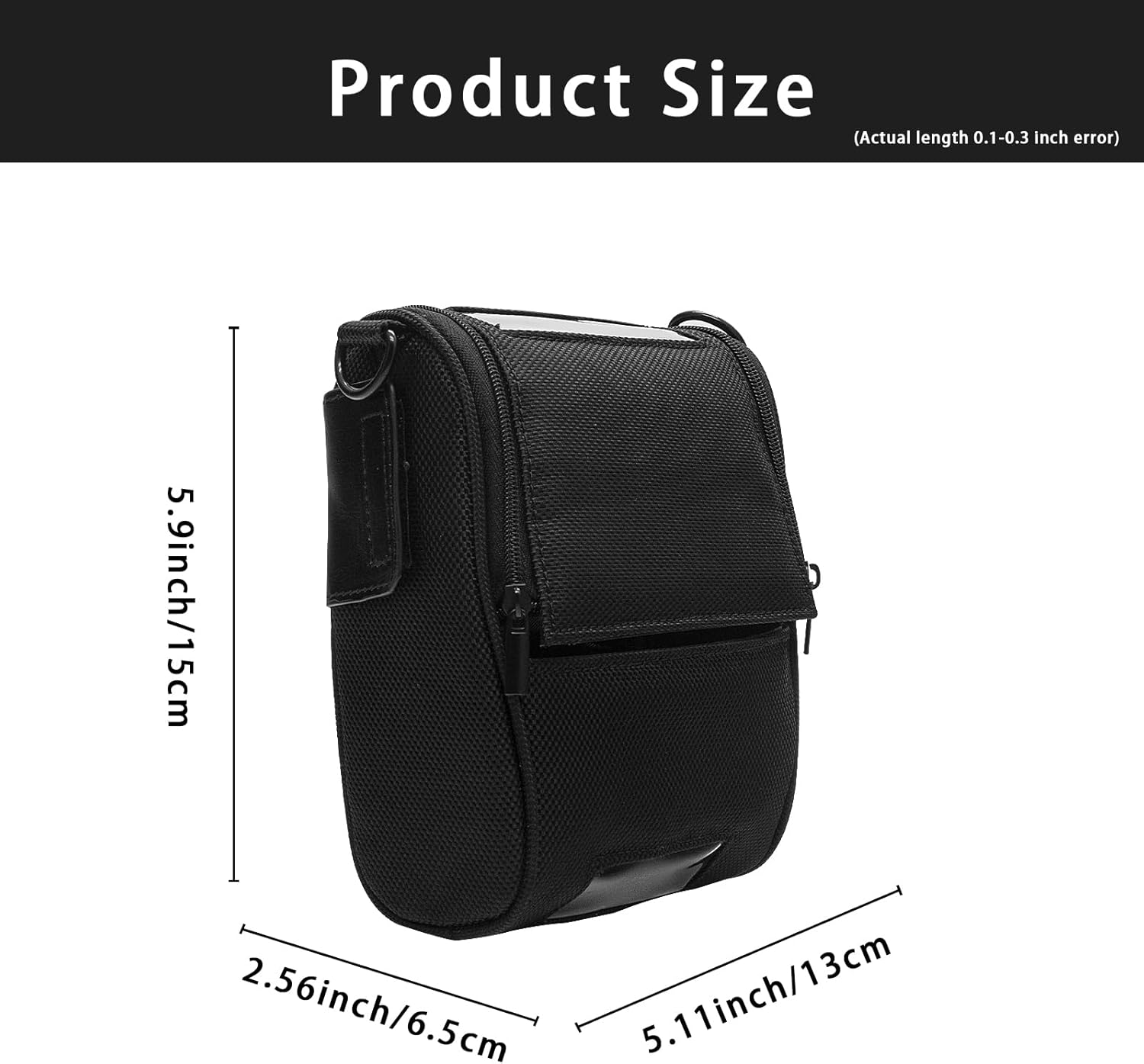 Carrying Case for Zebra ZQ510 ZQ511 Thermal Label Barcode Mobile Printer with Shoulder Strap - Printer Bag Crossbody Bags - Shockproof,Waterproof,Leather Material,Popular Styles